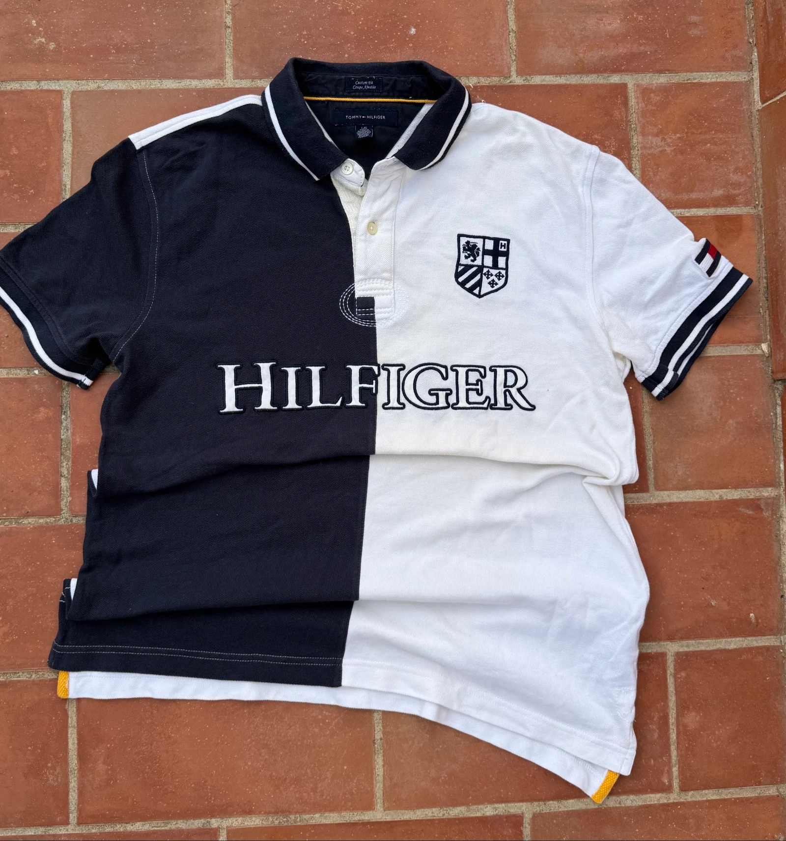 Tommy Hilfiger Polo Half & Half custom fit